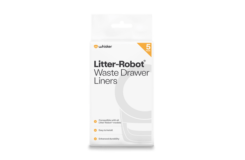 Waste Drawer Liners 5-Pack features
