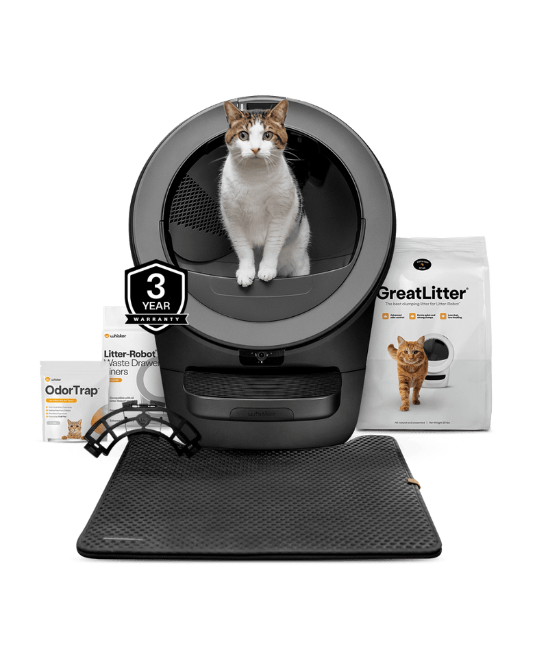 Litter-Robot® 5 Pro Starter Bundle features