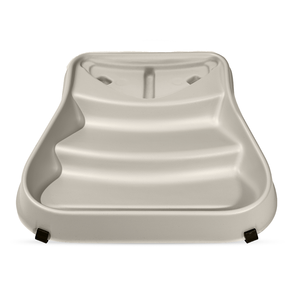 Litter-Robot 3 ramp in beige - no step mat