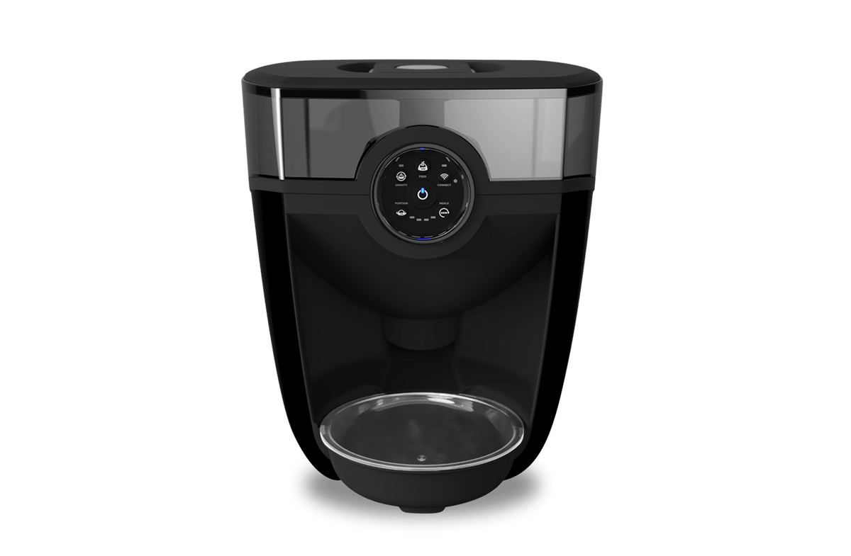 Feeder-Robot (Black) with Clear Hopper