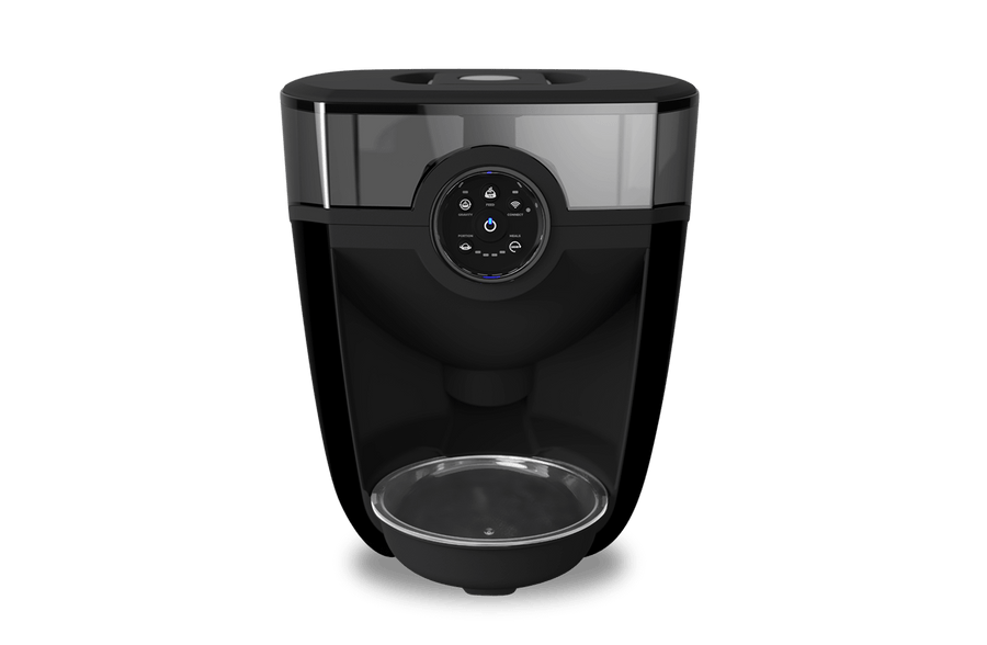 Feeder-Robot (Black) with Clear Hopper
