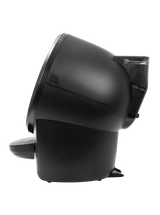 Litter-Robot self cleaning litter box in black with black LitterHopper automatic litter dispenser