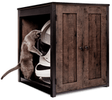 Coffee Oak Storage Cabinet