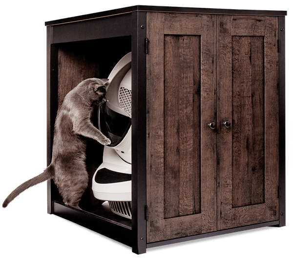 Coffee Oak Storage Cabinet