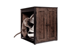 Coffee Oak Storage Cabinet