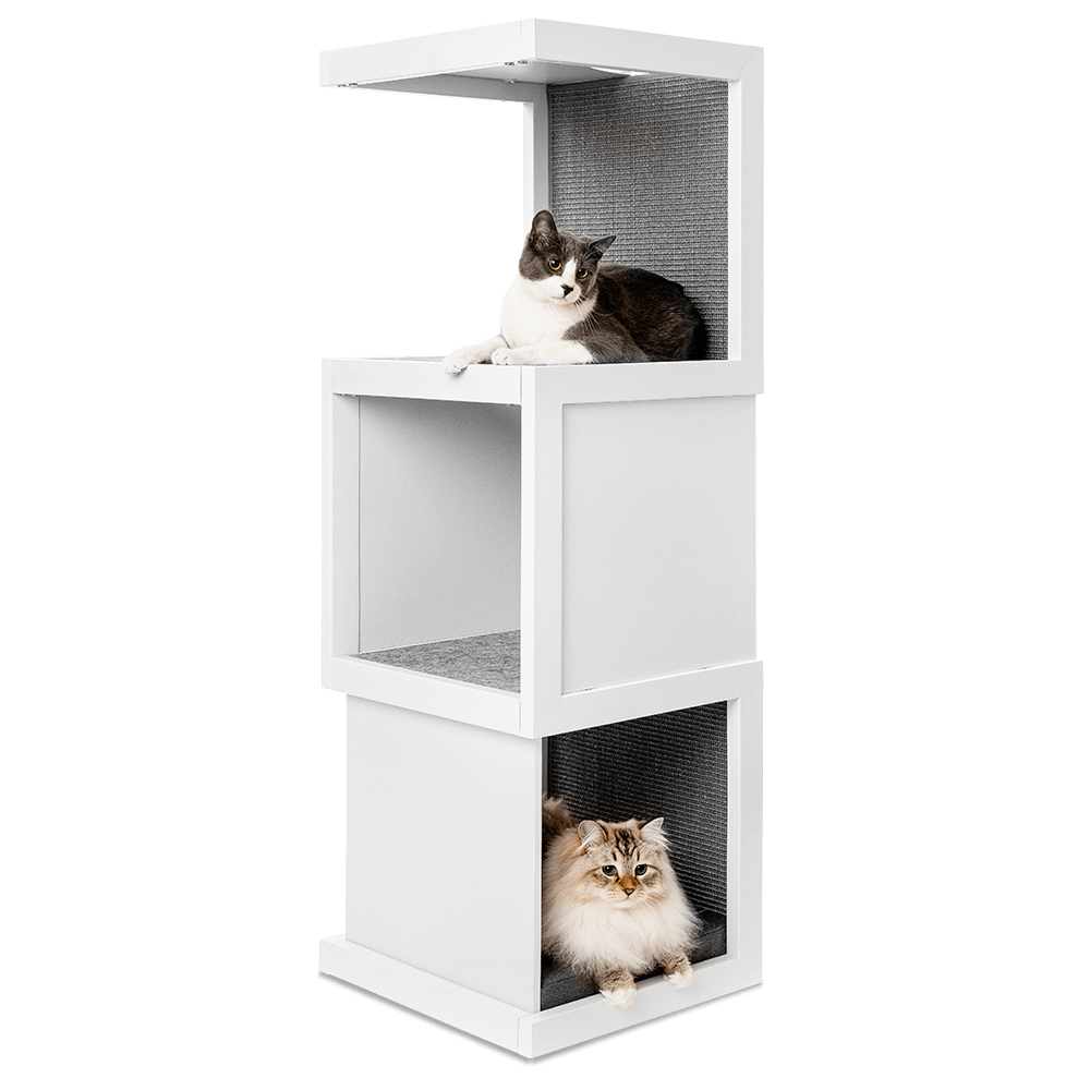 Cat Tower White