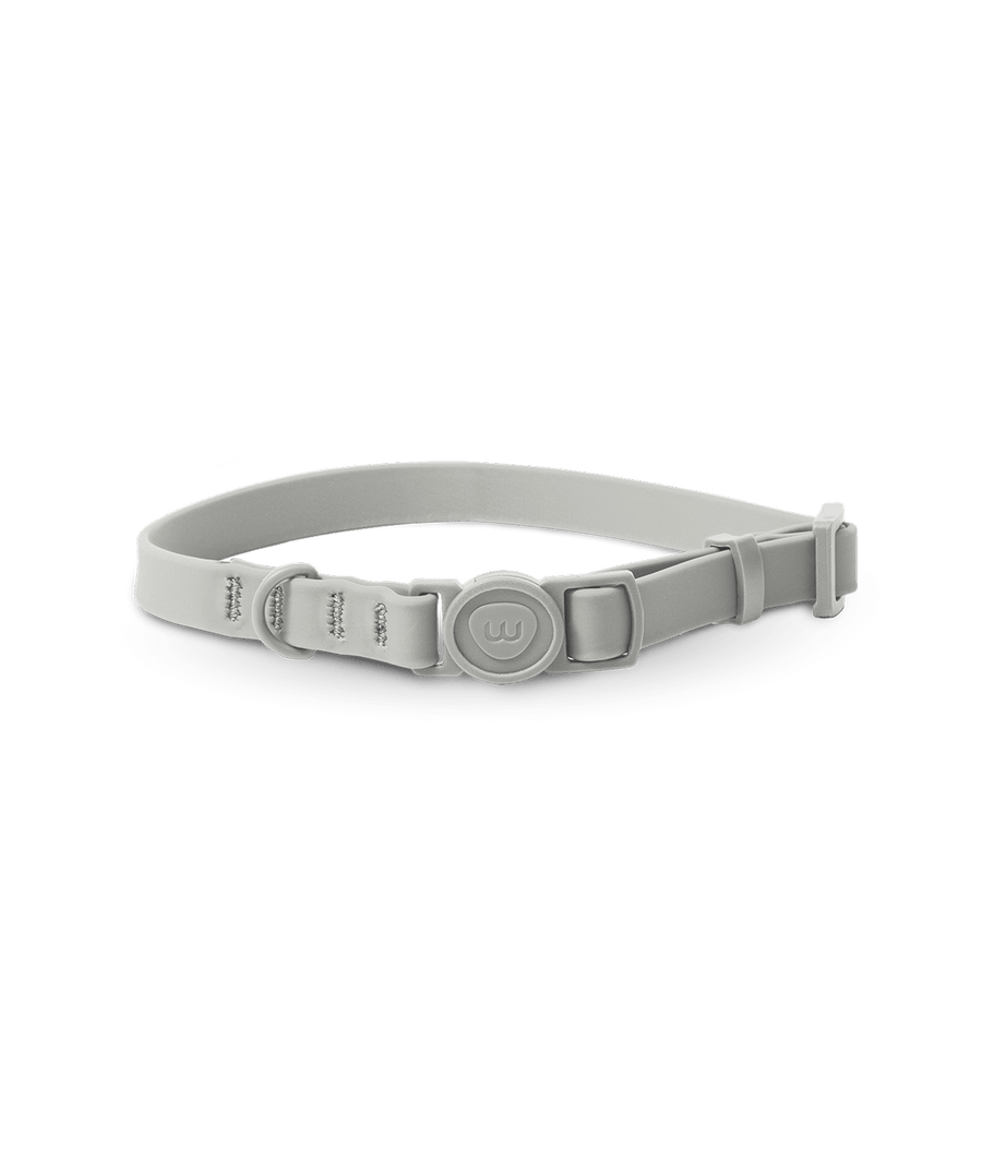 Whisker grey cat collar
