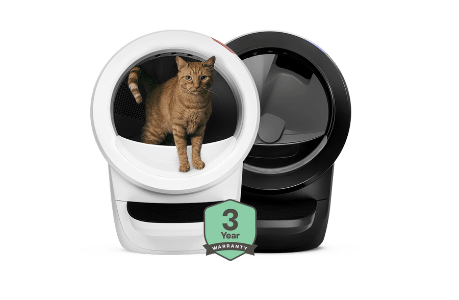 Litter-Robot 4 Double Bundle - white and black