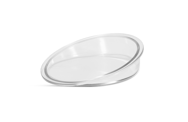 Glass feeder bowl