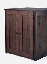 Coffee Oak Storage Cabinet