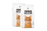 Two 20 pound bags of premium cat litter