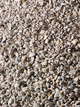 Close up view of litter granules