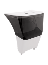 LitterHopper accessory in white with black hopper