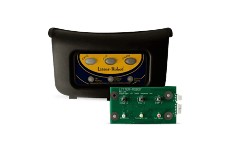 Litter-Robot 2 Circuit Board with Faceplate features