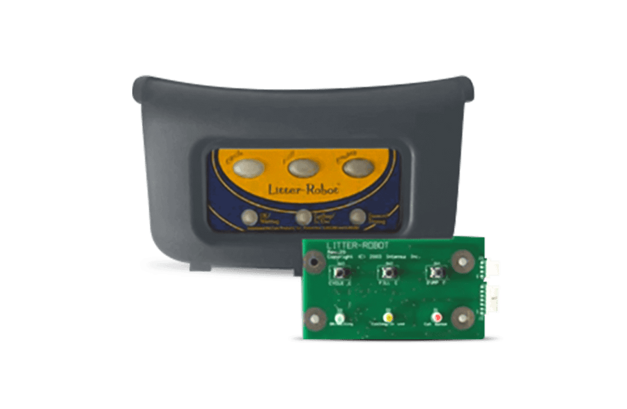 Litter Robot 2 Circuit Board with Grey Faceplate