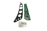 Litter Robot 3 upgrade board, button faceplate, and serial number sticker