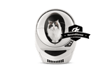 bengal cat inside beige Litter-Robot 3 Connect reconditioned