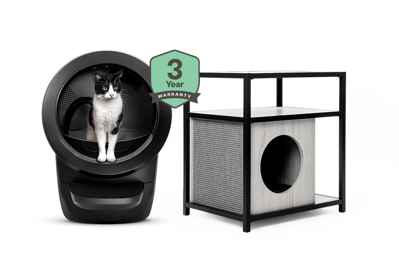 Litter-Robot 4 with cat side table