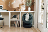 two tabby cats with Litter-Robot EVO HSA/FSA Bundle