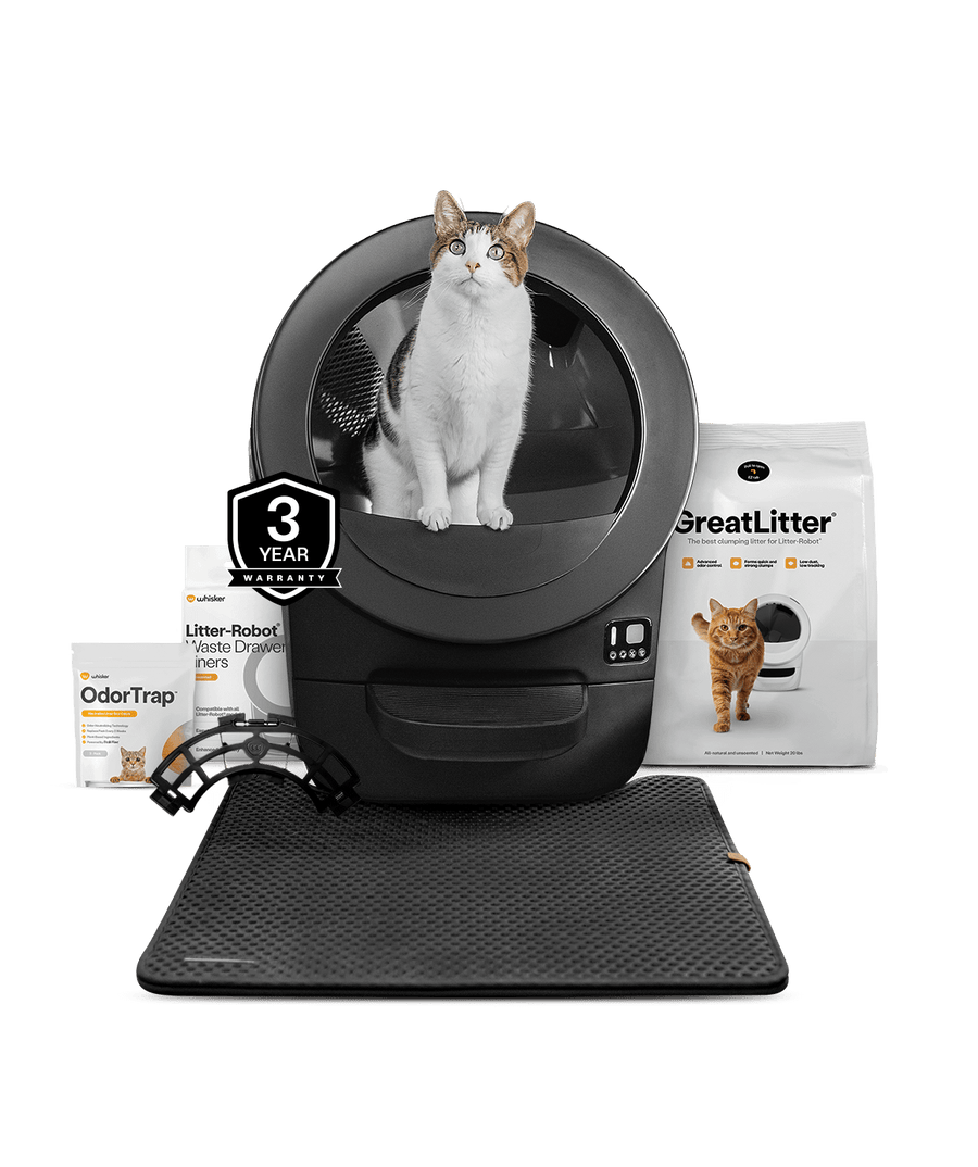 Litter-Robot EVO self cleaning litter box with essential accessories