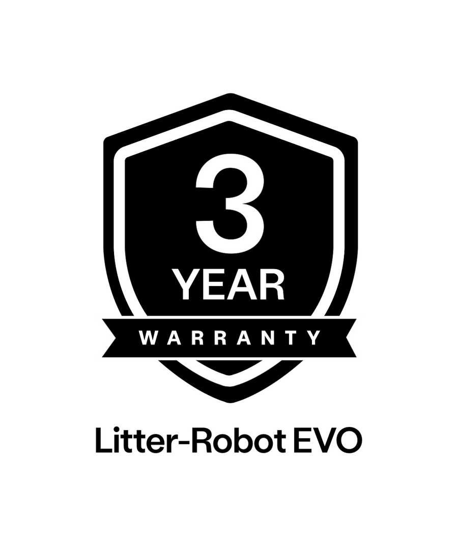 3 Year Warranty badge for Litter-Robot EVO