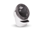 Litter-Robot 4 (White) with Woodgrain Bezel