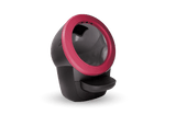 Litter-Robot 4 (Black) with Fuchsia Bezel