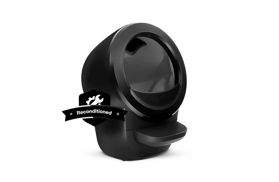 Black reconditioned Litter-Robot 4