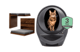 Litter-Robot 3 Connect and cat shelf