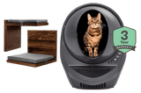 Litter-Robot 3 Connect and cat shelf