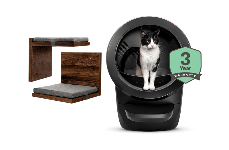 Litter-Robot 4 with cat shelf