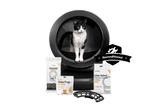 Black and White cat in an Litter-Robot 4-Reconditioned Bundle