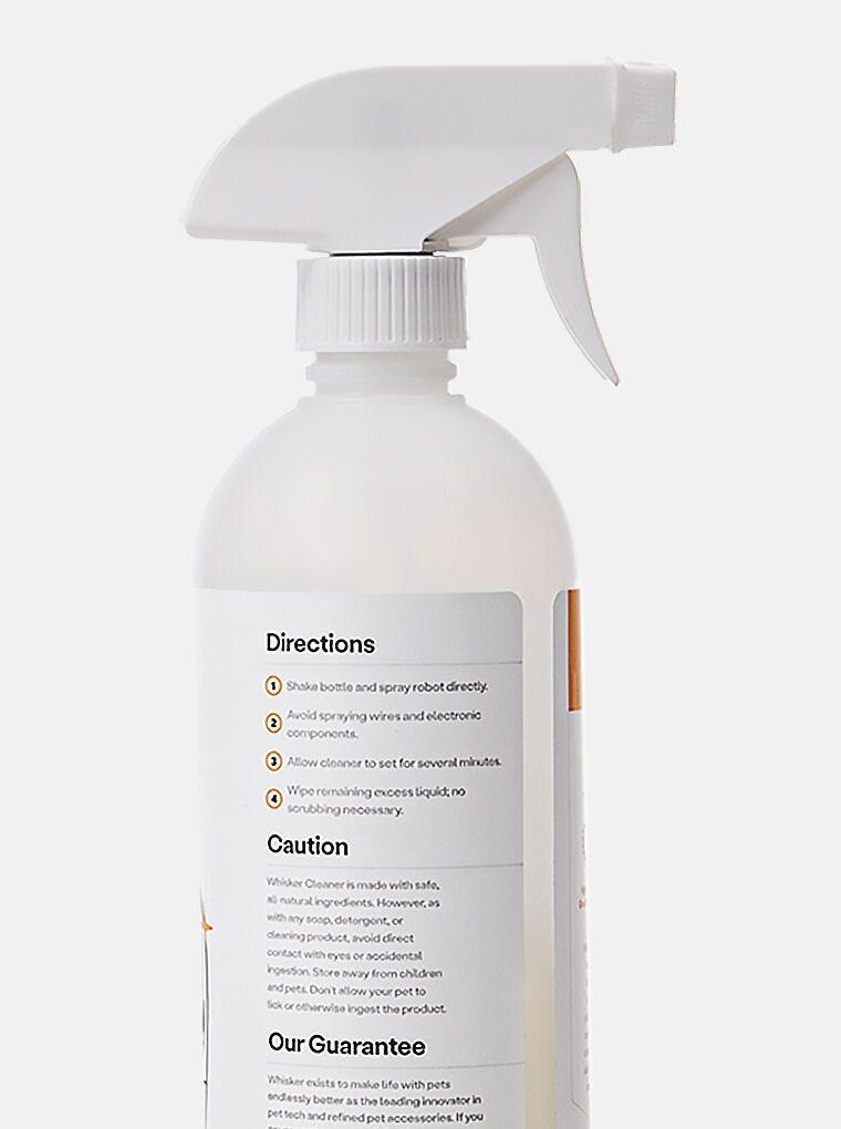 Cleaner Spray by Whisker directions